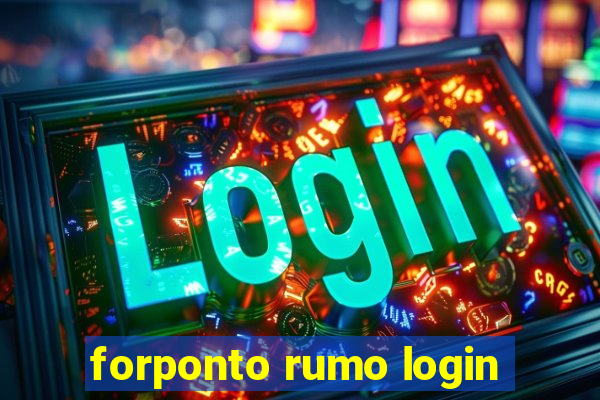 forponto rumo login